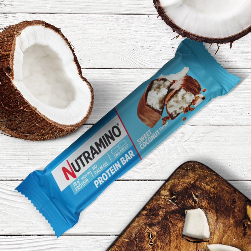 Nutramino Sweet Coconut Flavour Protein Bar 55g (Best Before Date: 29/08/2024)