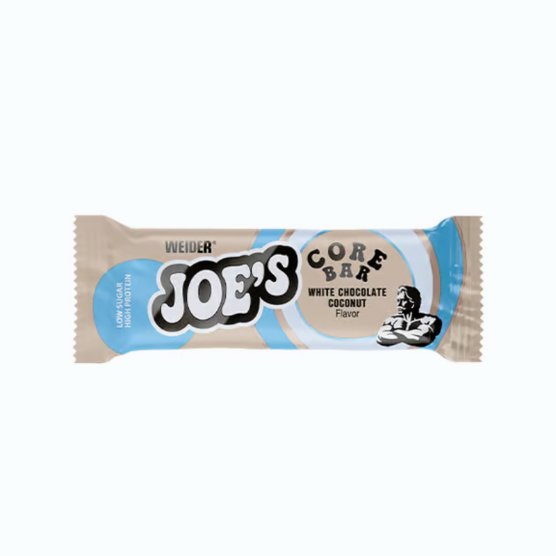 Weider Joe's White Chocolate Coconut Core Protein bar 45g (Best Before Date: 30/06/2024)