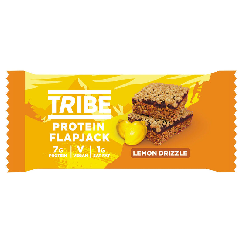 Tribe Lemon Drizzle Protein Flapjack 50g (Best Before Date: 02/05/2024)
