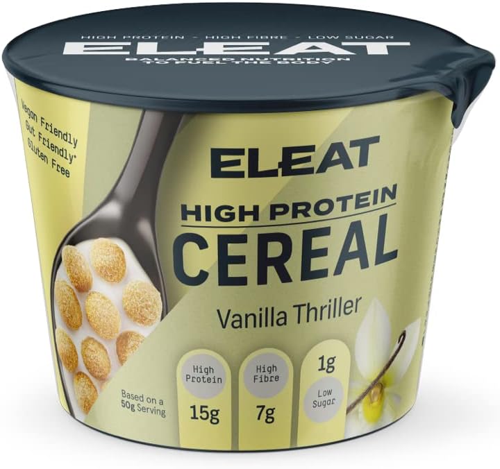 ELEAT Vanilla Flavour High Protein Cereal 50g - Case Of 8 Multisave