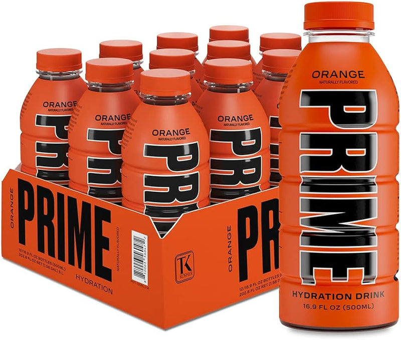 Prime Hydration Drink Orange Flavour 500ml - Case of 12 Multisave