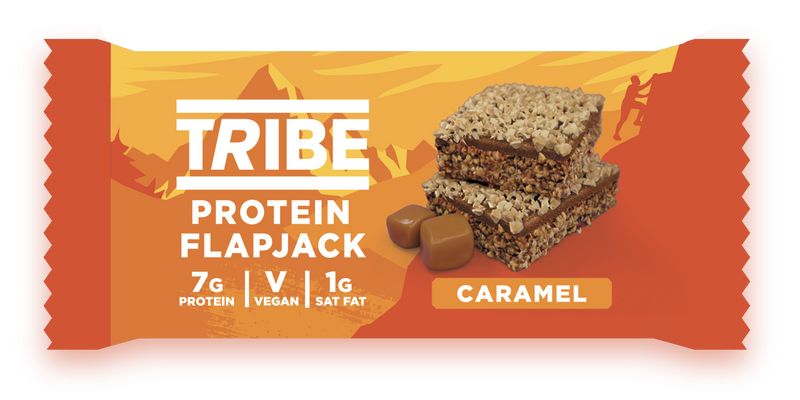 Tribe Caramel Protein Flapjack 38g (Best Before Date: 18/05/2024)