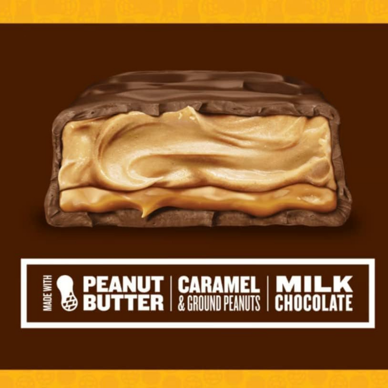 Snickers Creamy Peanut Nut Butter Bitesize Chocolate Bars 182g (10x18.25g Multipack) - Case Of 7 Multisave