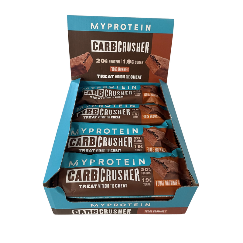 MyProtein Carb Crusher Fudge Brownie Flavour Brownie 64g - Case of 12 Multisave