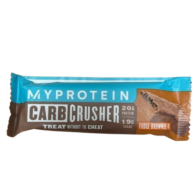 MyProtein Carb Crusher Fudge Brownie Flavour Brownie 64g - Case of 12 Multisave