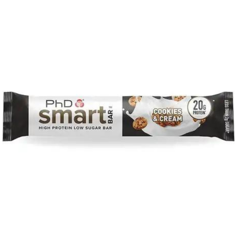 PhD Smart Cookies And Cream Flavour Bar 64g