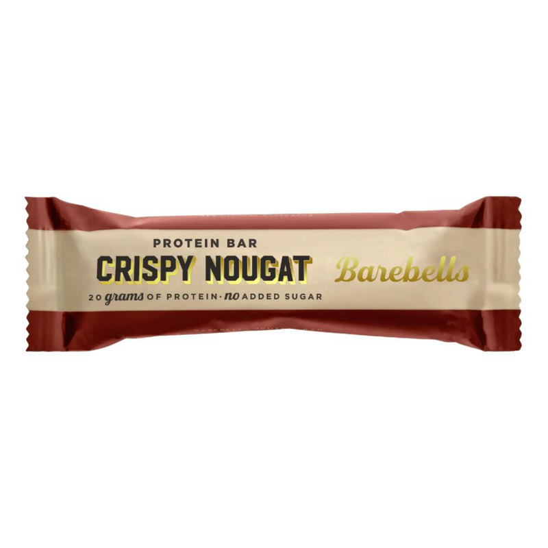Barebells Crispy Nougat Protein Bar 55g - Case of 12 Multisave (Best Before Date: 08/05/2024)