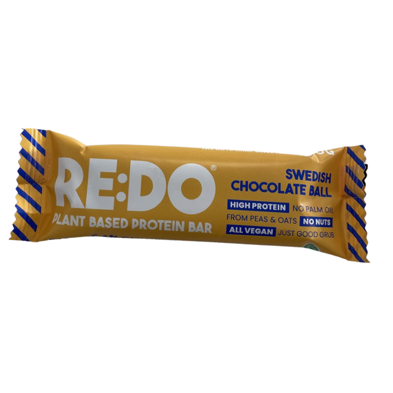 RE:DO Swedish Chocolate Ball Flavour Plant Based Protein Bar 60g - Case of 18 Multisave