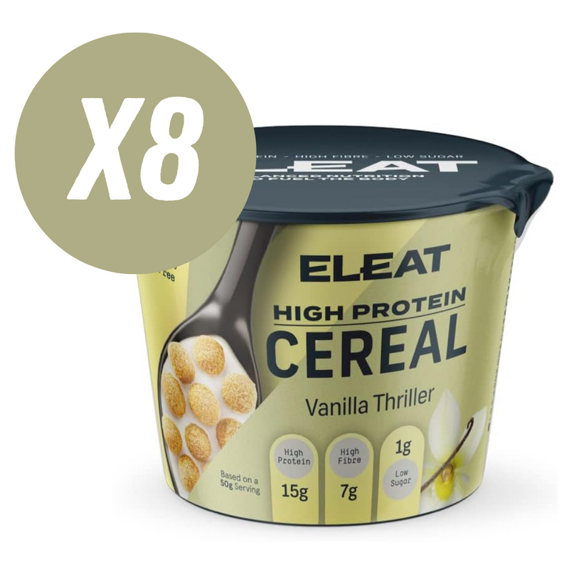 ELEAT Vanilla Flavour High Protein Cereal 50g - Case Of 8 Multisave