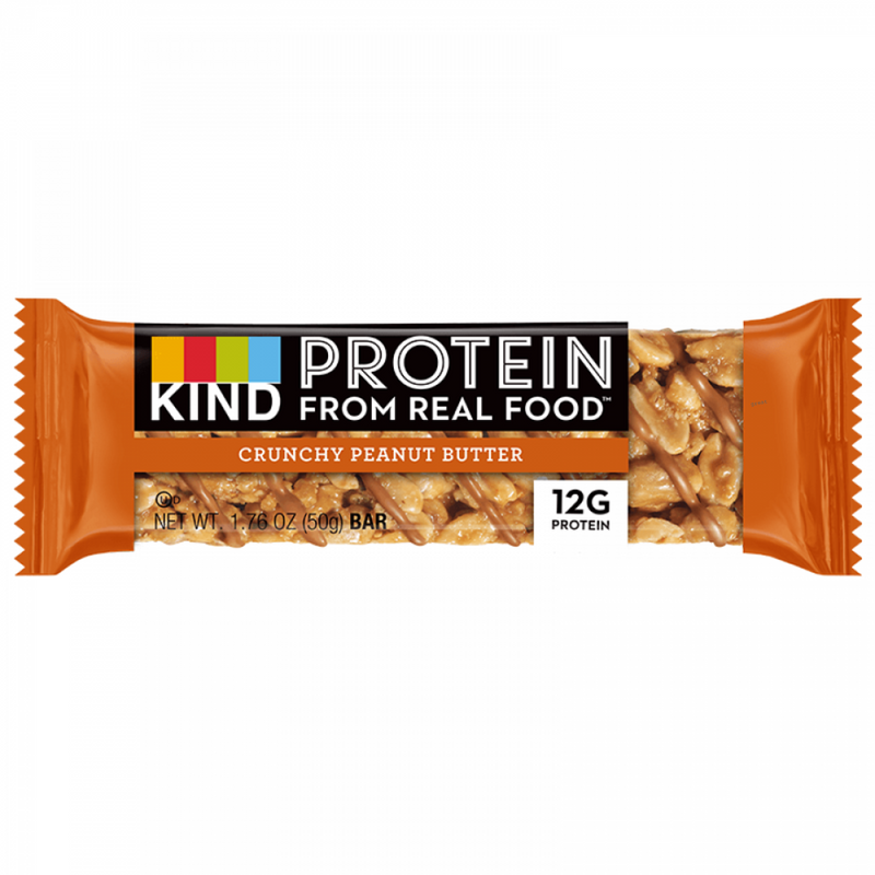 KIND Protein Crunchy Peanut Butter Nut bar 50g - Case of 12 Multisave (Best Before Date: 31/07/2024)