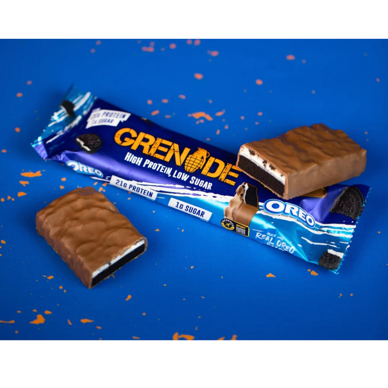 Grenade Oreo Flavour Protein Bar 60g - Bundle of 4 bars (Best Before Date: 31/07/2024)
