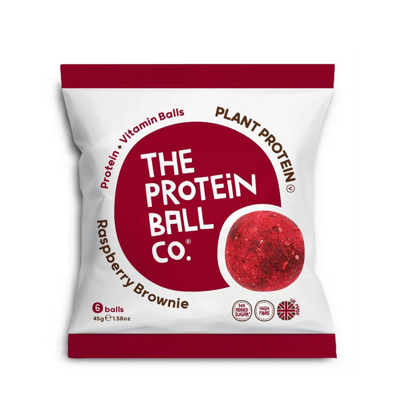 The Protein Ball Co. Raspberry Brownie Flavour Protein Balls 45g