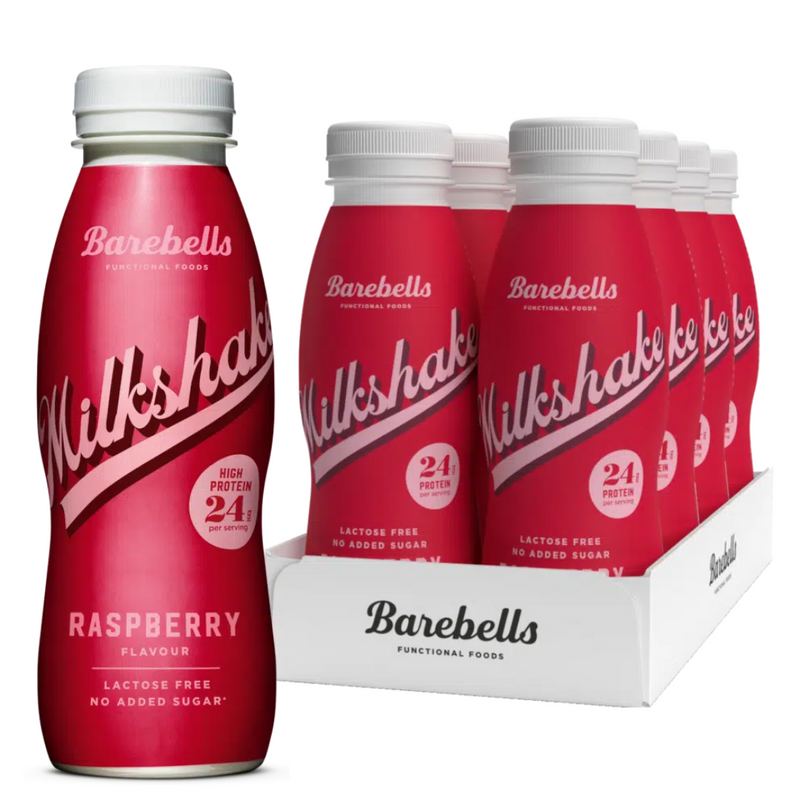 Barebells Raspberry Flavour High Protein Milkshake 330ml - Case of 8 Multisave