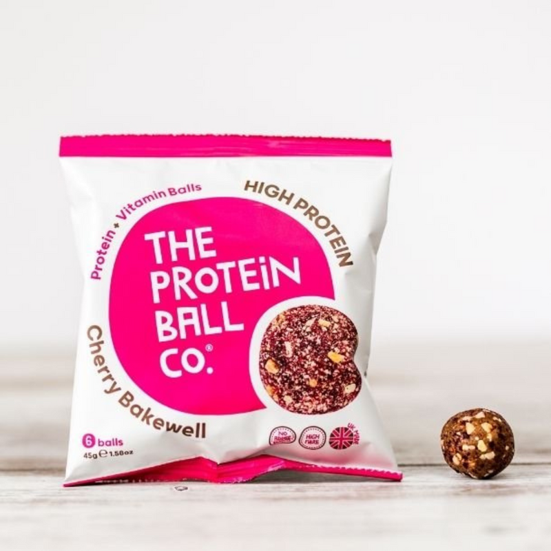 The Protein Ball Co. Cherry Bakewell Flavour Protein Balls 45g