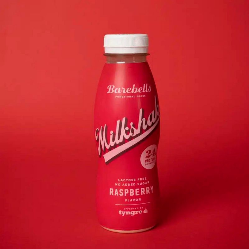 Barebells Raspberry Flavour High Protein Milkshake 330ml - Case of 8 Multisave (Best Before Date: 24/06/2024)