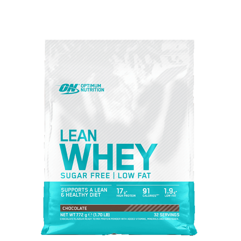 Optimum Nutrition Chocolate Lean Whey Powder 740g - Case of 4 Multisave (Best Before Date: 30/04/2024)
