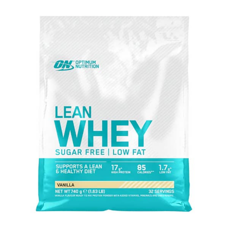 Optimum Nutrition Vanilla Lean Whey Powder 740g (Best Before Date: 30/04/2024)