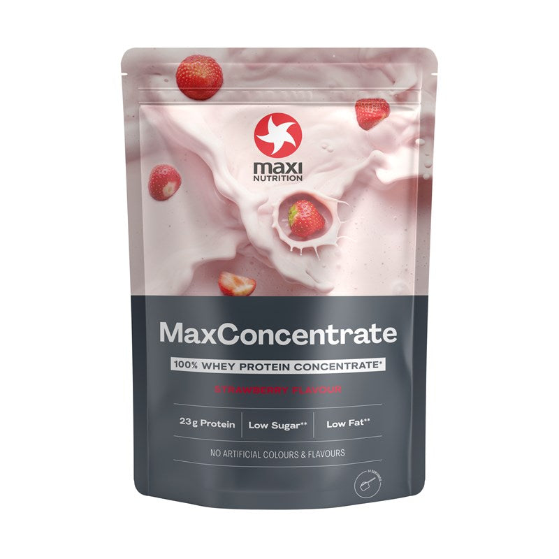 MaxiNutrition Strawberry Flavour Whey Protein Max Concentrate 420g (Best Before Date: 30/06/2024)