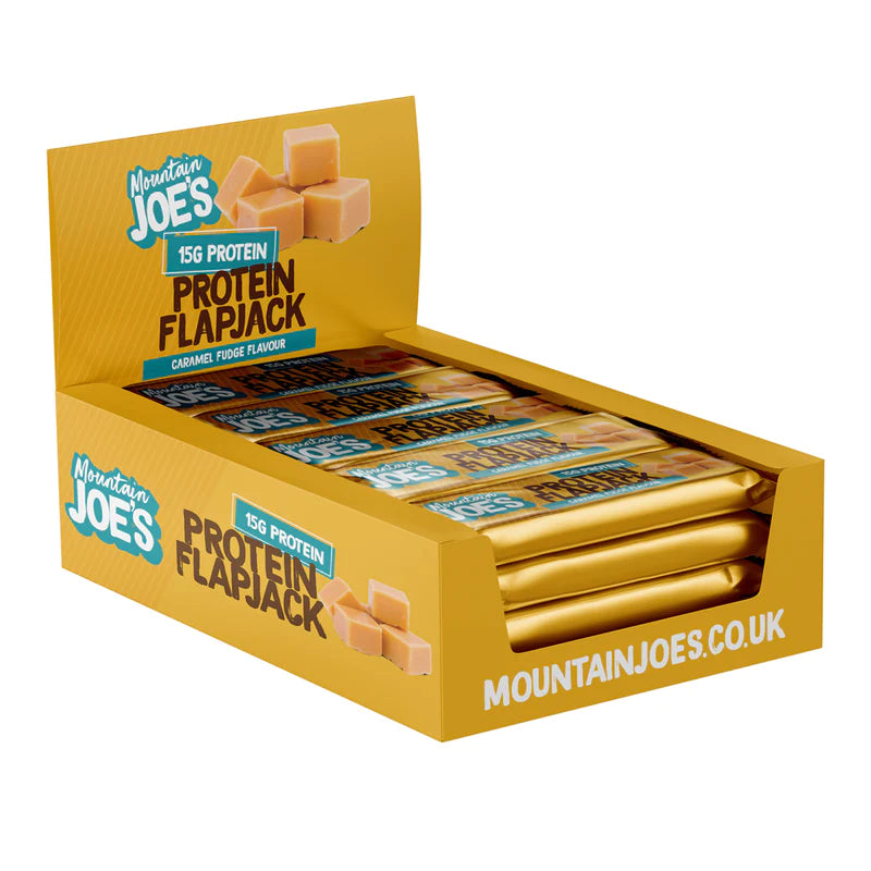 Mountain Joe's Caramel Fudge Flavour Protein Flapjack 60g - Case of 16 Multisave