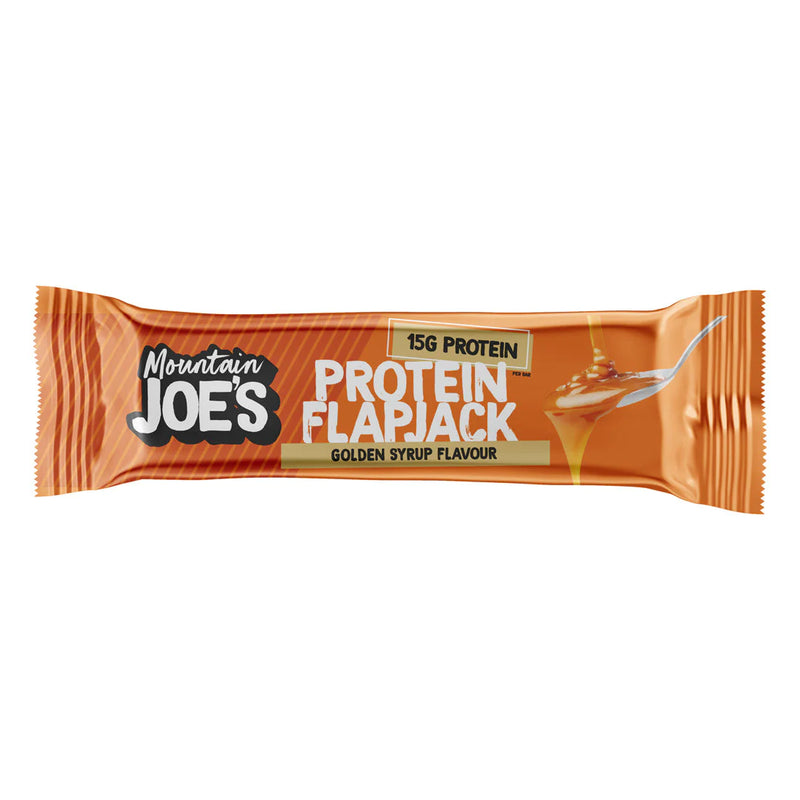 Mountain Joe's Golden Syrup Flavour Protein Flapjack 60g - Case of 16 Multisave