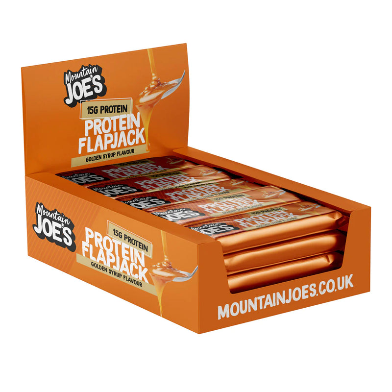 Mountain Joe's Golden Syrup Flavour Protein Flapjack 60g - Case of 16 Multisave