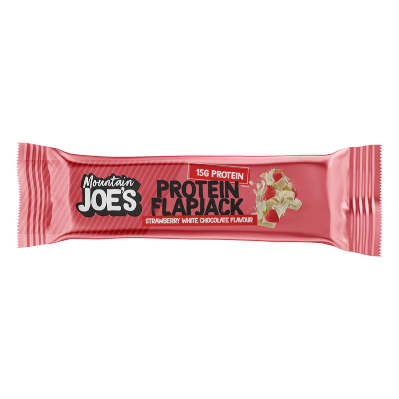 Mountain Joe's Strawberry White Chocolate Flavour Protein Flapjack 60g