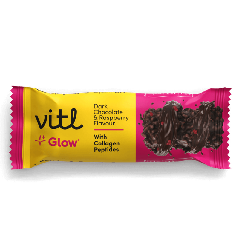 Vitl Dark Chocolate And Raspberry flavour Vitamin & Protein Bar 40g (Best Before Date: 27/04/2024)