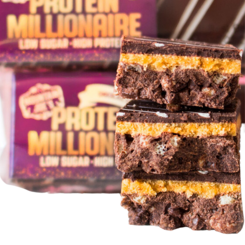 Mountain Joe's Chocolate Caramel Protein Millionaire 50g - Case of 10 Multisave